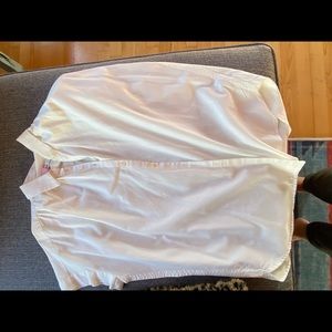White Madewell tshirt, boxy style! Super cute